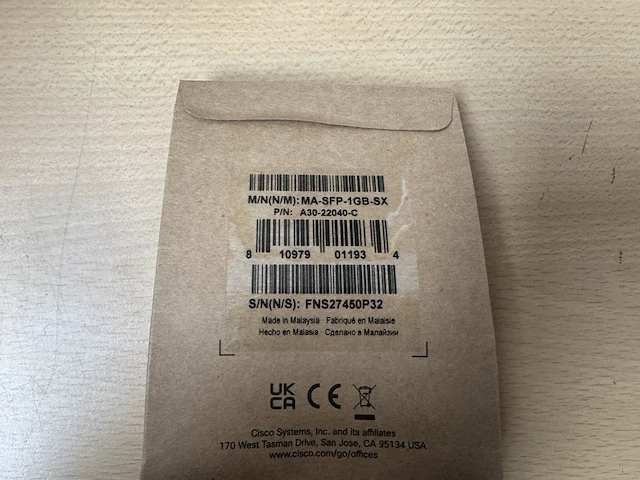 12x 1000base sx multi-mode transceiver cisco meraki, ma-sfp-1gb-sx - afbeelding 2 van  3