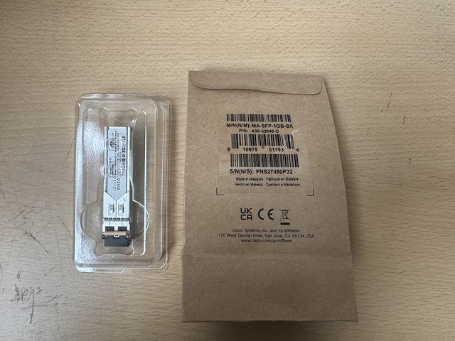 12x 1000base sx multi-mode transceiver cisco meraki, ma-sfp-1gb-sx - afbeelding 1 van  3