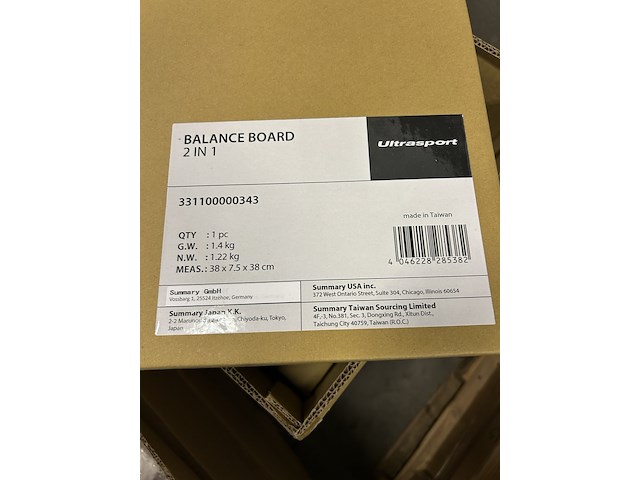 12x 2-in-1 balance board, evenwichtsplank ultrasport - afbeelding 4 van  5