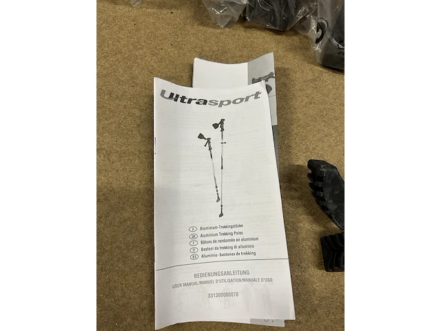 12x aluminium trekking stokken ultrasport - afbeelding 2 van  6
