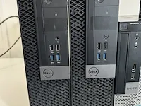 12x computer dell , optiplex pc's, zwart - afbeelding 5 van  8