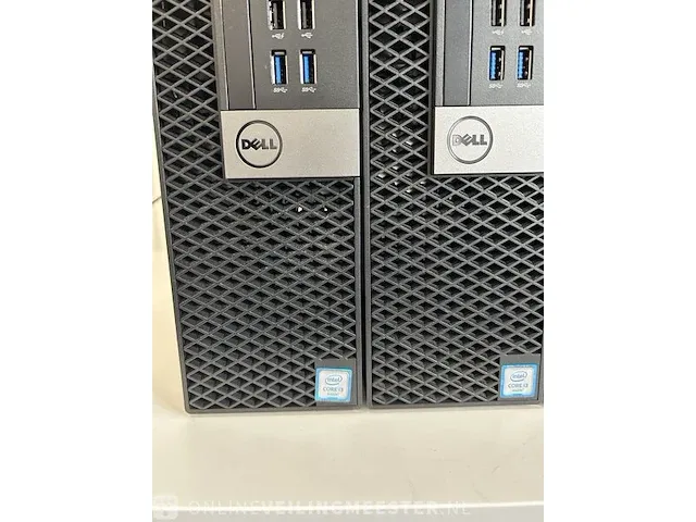 12x computer dell , optiplex pc's, zwart - afbeelding 6 van  8