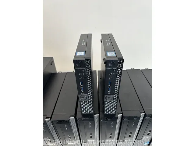 12x computer dell , optiplex pc's, zwart - afbeelding 8 van  8