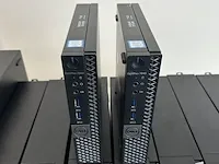 12x computer dell , optiplex pc's, zwart - afbeelding 8 van  8