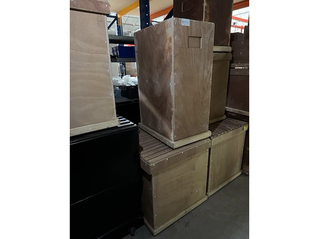 12x houten opbergkisten, zuilen - afbeelding 5 van  8