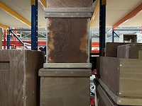 12x houten opbergkisten, zuilen - afbeelding 6 van  8