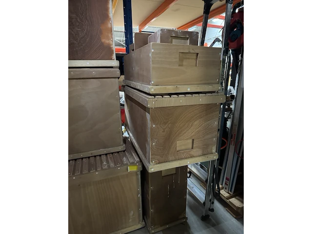 12x houten opbergkisten, zuilen - afbeelding 8 van  8