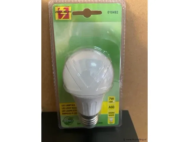12x led lamp bol 7watt a60 warm white e27 - afbeelding 2 van  2