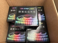 12x led rgb strip 5 meter - afbeelding 1 van  4