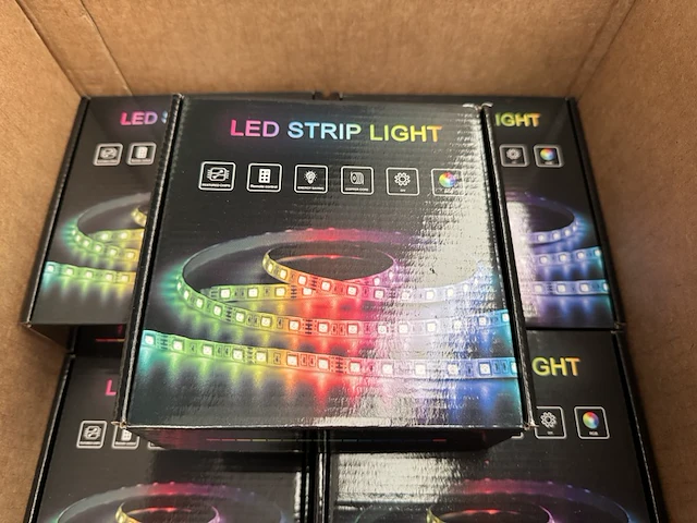 12x led rgb strip 5 meter - afbeelding 2 van  4