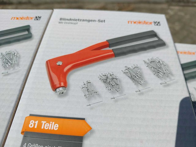 12x meister - popnageltang - afbeelding 6 van  6