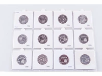 12x munten 1 florin aruba - afbeelding 1 van  10