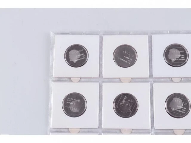 12x munten 1 florin aruba - afbeelding 8 van  10