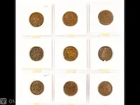 12x munten koningin wilhelmina 1912-1941 - afbeelding 2 van  2