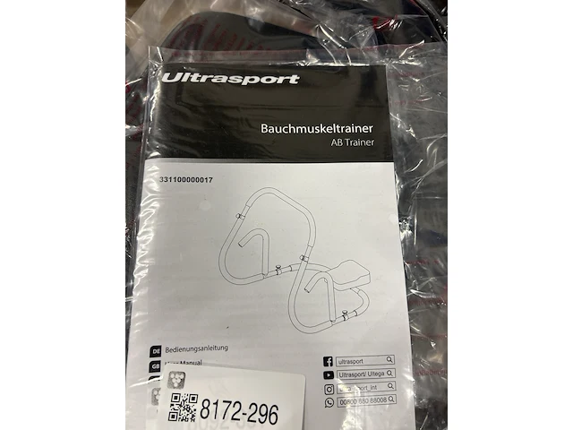 12x opvouwbare ab trainer, buikspiertrainer ultrasport - afbeelding 6 van  7