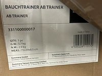 12x opvouwbare ab trainer, buikspiertrainer ultrasport - afbeelding 7 van  7