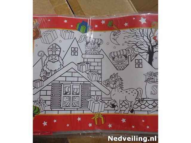 12x pakje met 6 kleurplaten sint en piet - afbeelding 2 van  7
