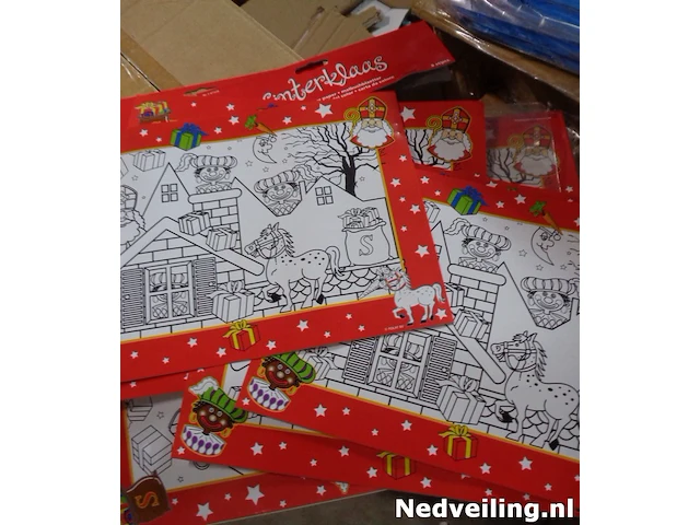 12x pakje met 6 kleurplaten sint en piet - afbeelding 7 van  7
