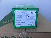 (12x) parco® spaanplaatschroeven 4,0 x 40mm span-fast blauw verzinkt - tx20 (6000 stuks) - afbeelding 2 van  2