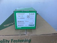 12x parco/kögel tx 25 houtschroeven 1200 stuks 5.0x90mm verzinkt - afbeelding 2 van  3