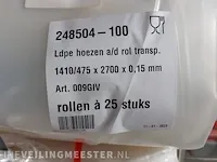 12x rol a 25 stuks ldpe hoezen - afbeelding 6 van  6