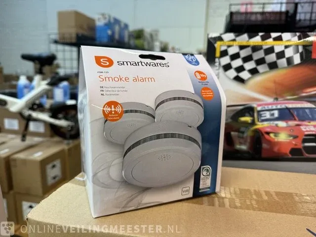 12x rookmelder smartwares, fsm-123 - afbeelding 2 van  3