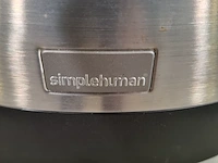 12x rvs prullenbak, simple human - afbeelding 4 van  6