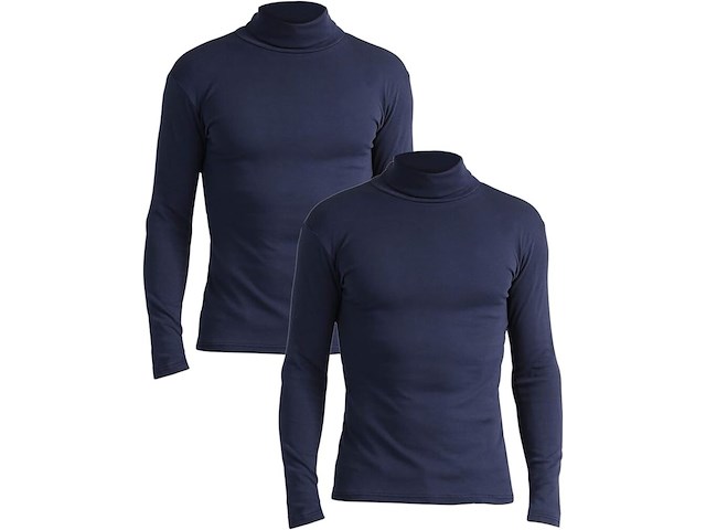 12x set van 2 heren coltrui maat s lower east, donkerblauw - afbeelding 1 van  6