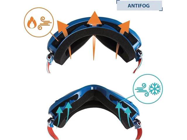 12x skibril ultrasport, blauw - afbeelding 2 van  8