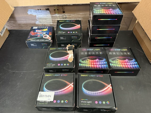 12x (smart) led strip (5, 10 en 20 meter) w.o. rgb, wifi - afbeelding 1 van  6