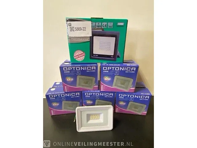 12x stuks led schijnwerpers - afbeelding 1 van  4
