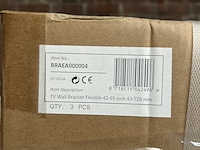 12x tv wandbeugel 42-65" flexibel sam creative, braea000004 - afbeelding 3 van  3