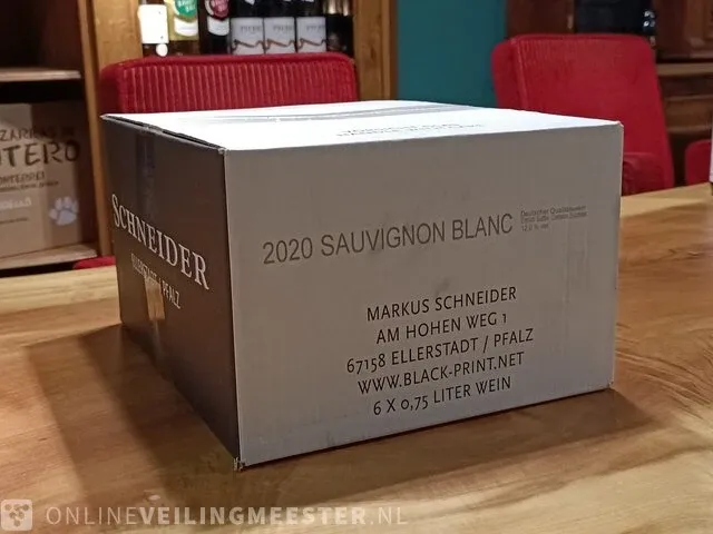 12x wijn markus schneider, pfalz, duitsland, sauvignon blanc 2020 - afbeelding 3 van  3