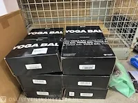 12x yoga bal 65 cm diverse kleuren