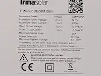 12x zonnepaneel trinasolar, tsm-335de06m.08(ii) - afbeelding 2 van  4