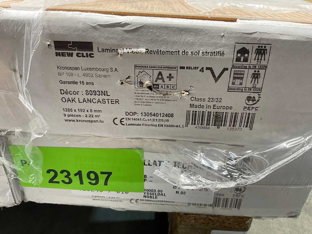 13,3m² kronospan kliklaminaat oak lancaster - afbeelding 8 van  9