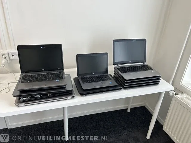 13x laptop hp, partij laptops - afbeelding 1 van  6