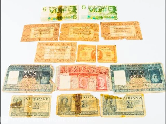 13x nederlandse bankbiljetten 1937-1966 - afbeelding 1 van  14