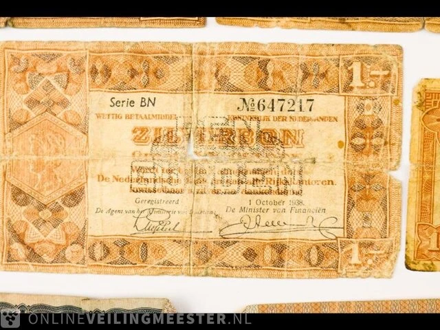 13x nederlandse bankbiljetten 1937-1966 - afbeelding 14 van  14