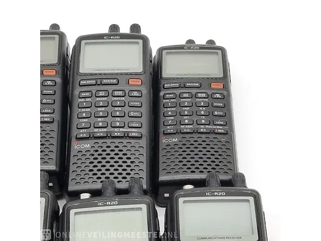 13x portofoon icom, ic-r20 - afbeelding 2 van  16