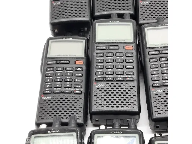 13x portofoon icom, ic-r20 - afbeelding 3 van  16