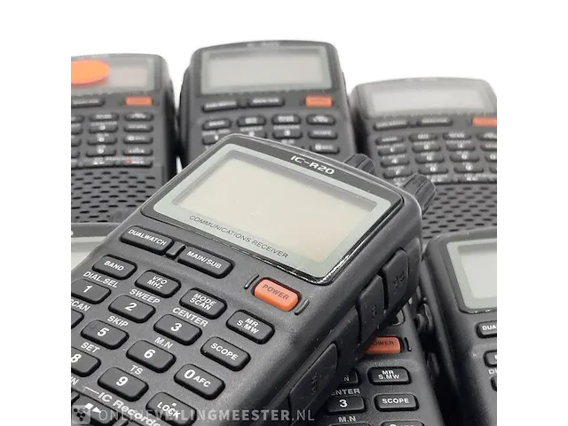 13x portofoon icom, ic-r20 - afbeelding 12 van  16