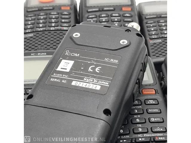 13x portofoon icom, ic-r20 - afbeelding 15 van  16