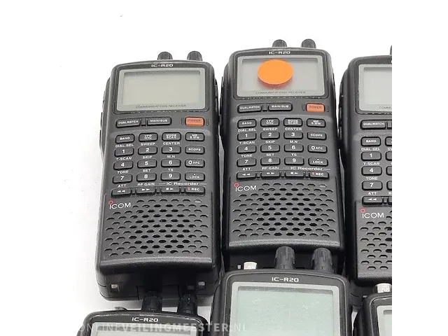 13x portofoon icom, ic-r20 - afbeelding 16 van  16