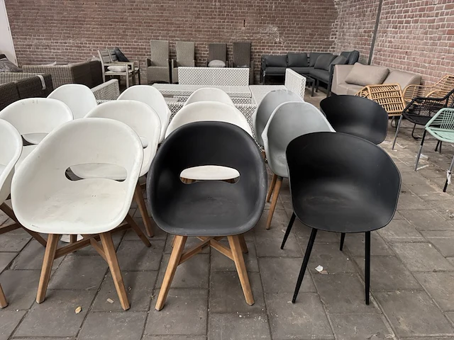 13x tuinstoel w.o. buiten., fonteyn - afbeelding 3 van  9