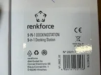 13x usb c 9-in-1 docking station renkforce - afbeelding 3 van  7