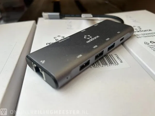 13x usb c 9-in-1 docking station renkforce - afbeelding 5 van  7