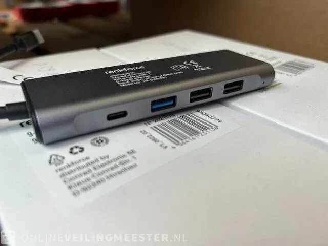 13x usb c 9-in-1 docking station renkforce - afbeelding 7 van  7