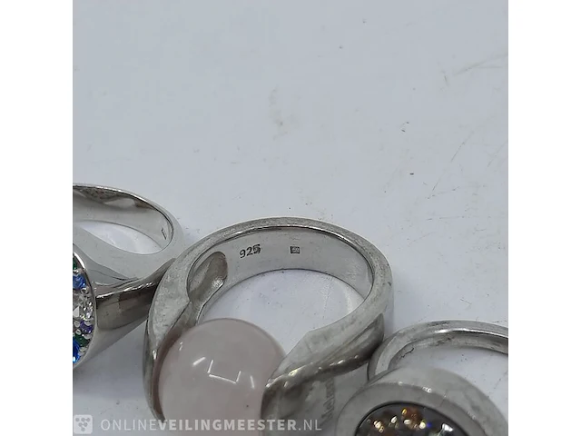 13x zilveren ring - afbeelding 7 van  22