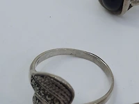 13x zilveren ring - afbeelding 15 van  22